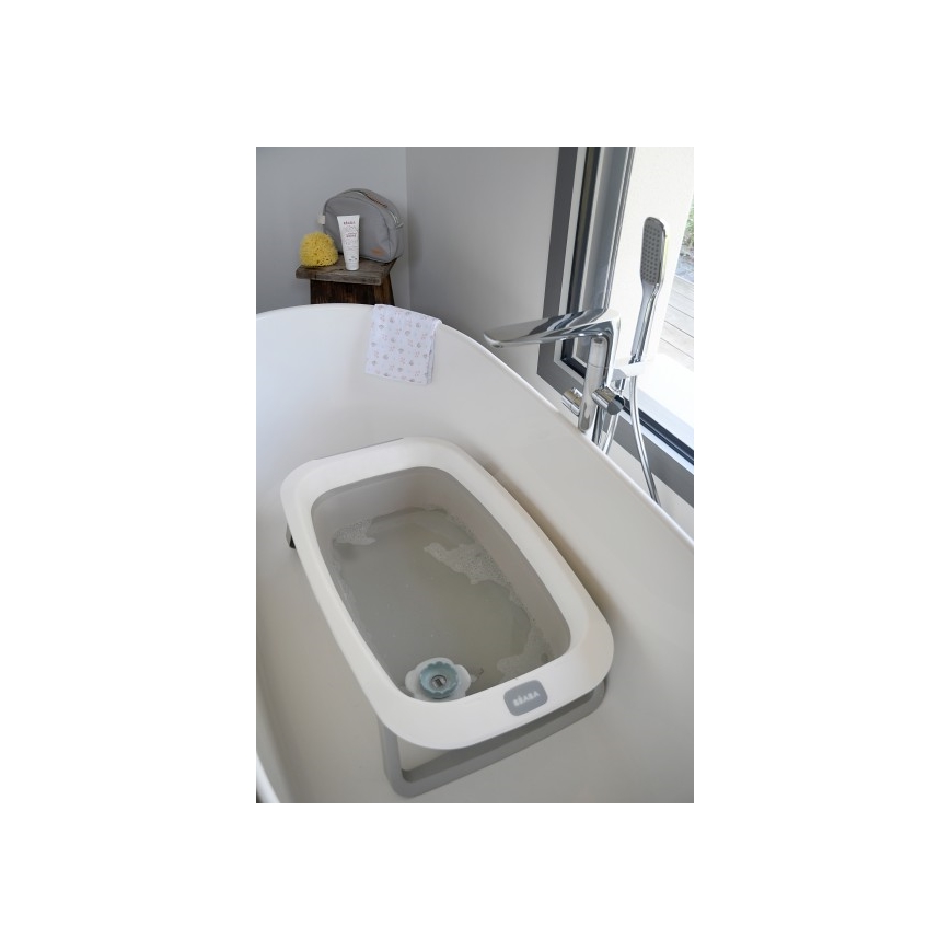 Beaba - Детская складная ванночка серый