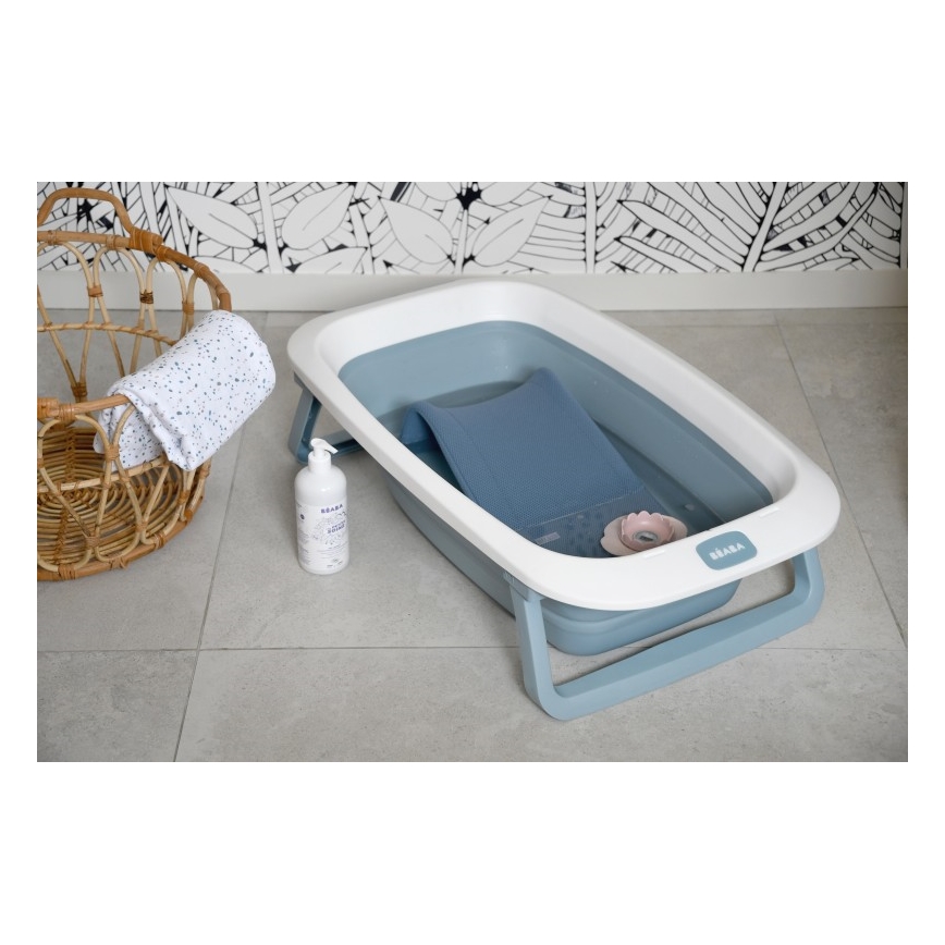 Beaba - Детская складная ванночка синий
