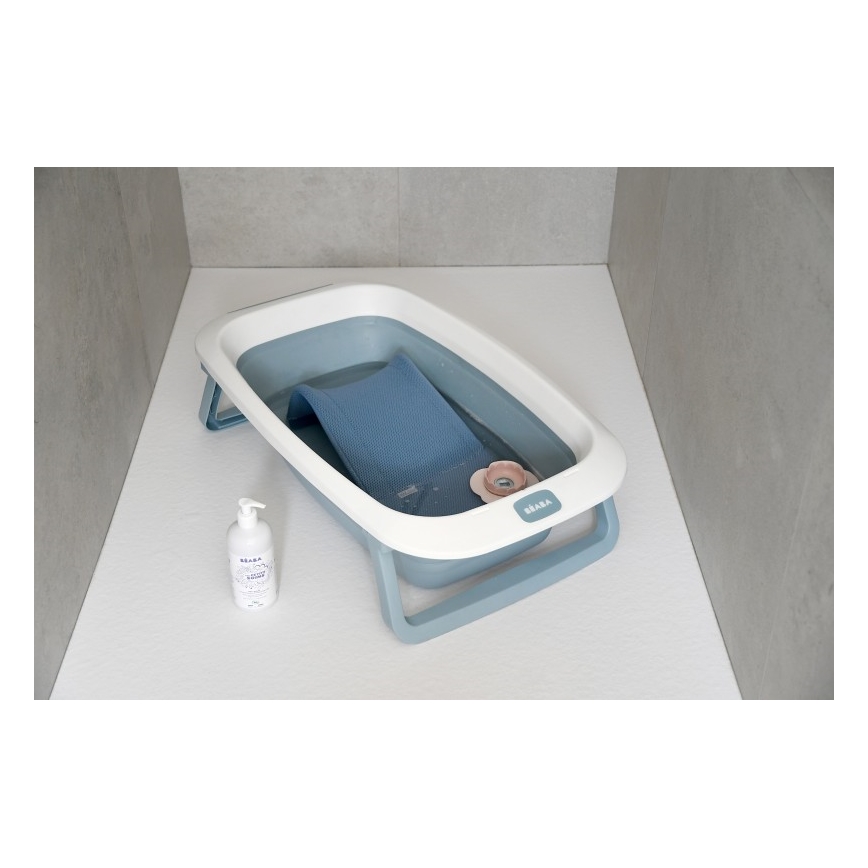 Beaba - Дитяча розкладна ванночка синій