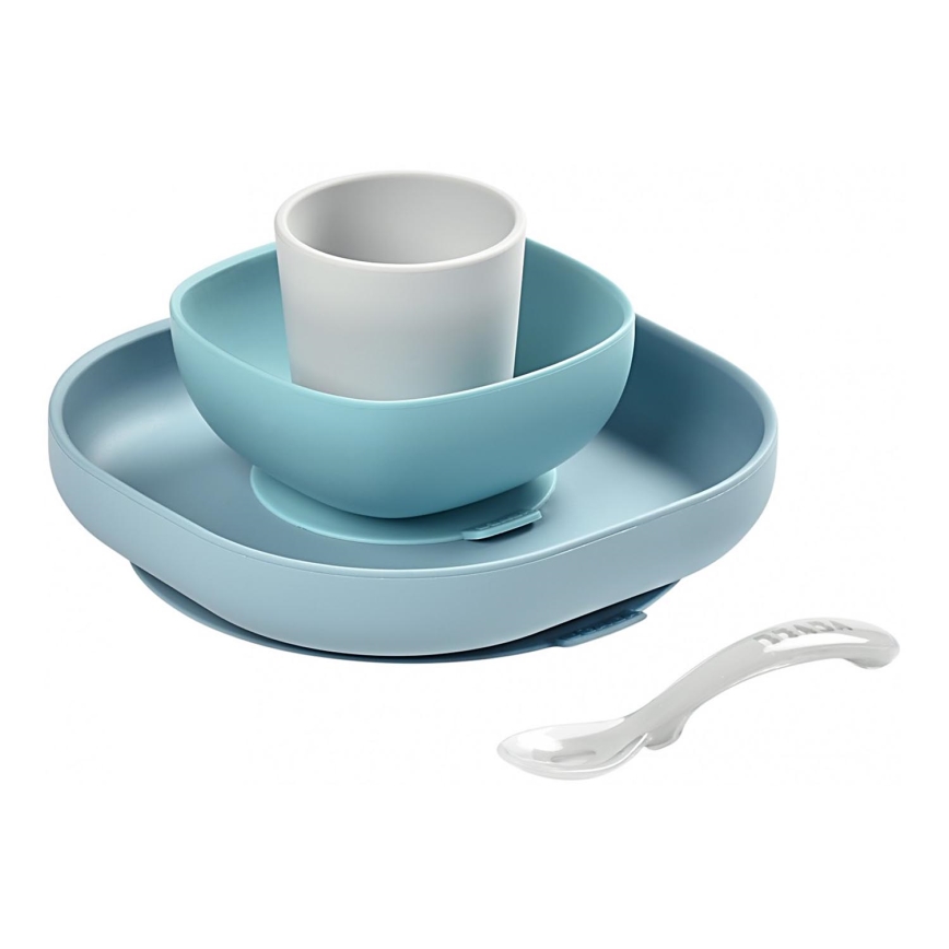 Beaba - Дитячий набір для годування Jungle, 4 предмети