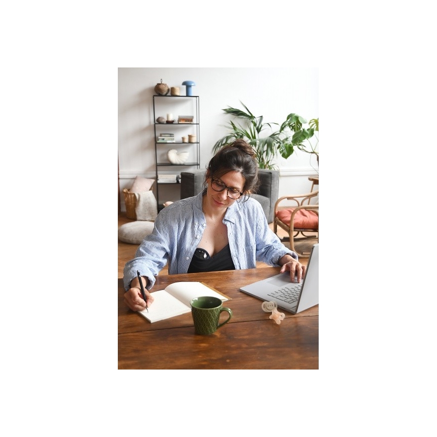 Beaba - электрический молокоотсос HANDS-FREE 180 мл 1300 мАч синий