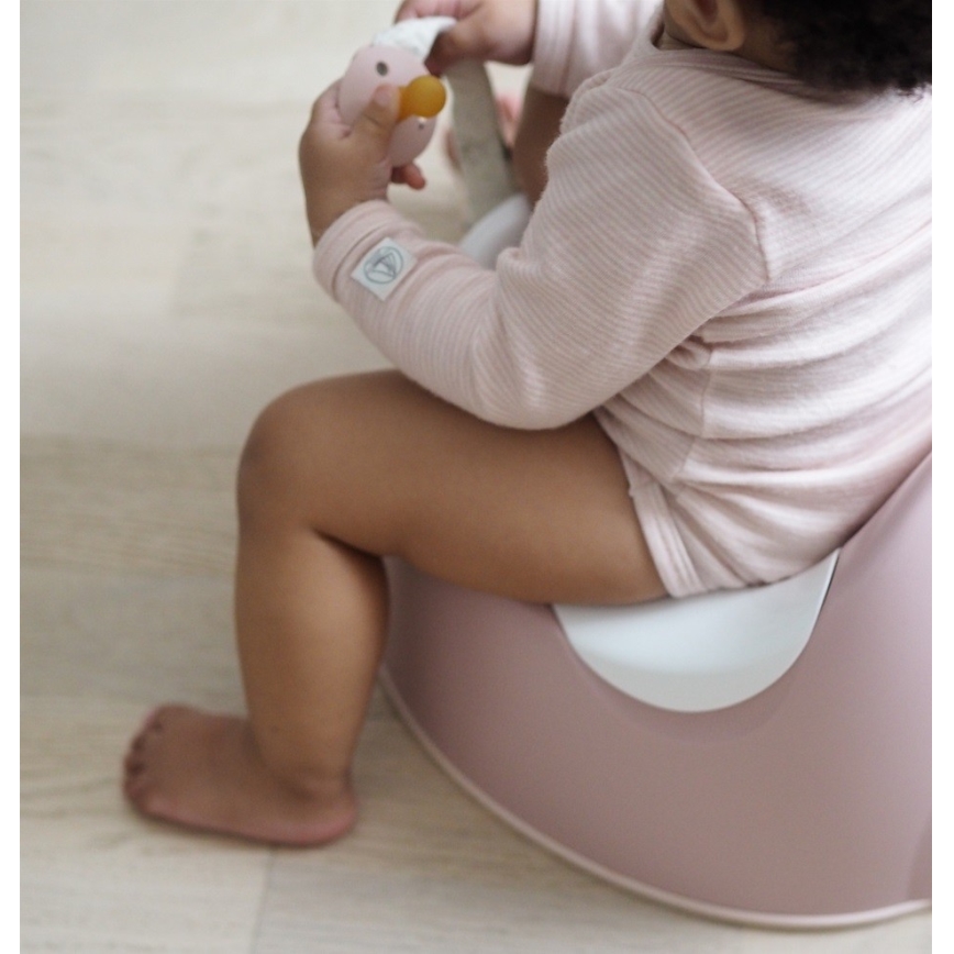 Beaba - Ергономічний дитячий горщик рожевого кольору