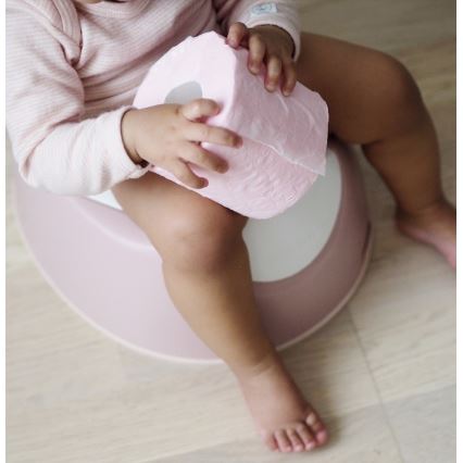 Beaba - Ергономічний дитячий горщик рожевого кольору