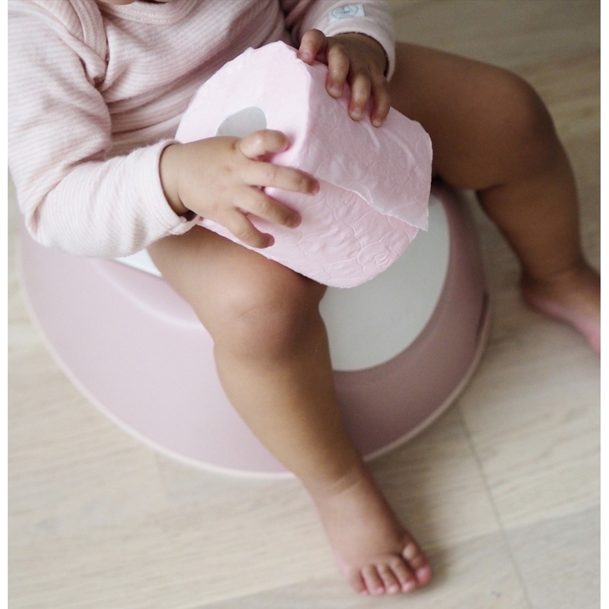 Beaba - Ергономічний дитячий горщик рожевого кольору