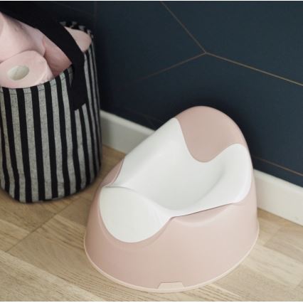 Beaba - Ергономічний дитячий горщик рожевого кольору