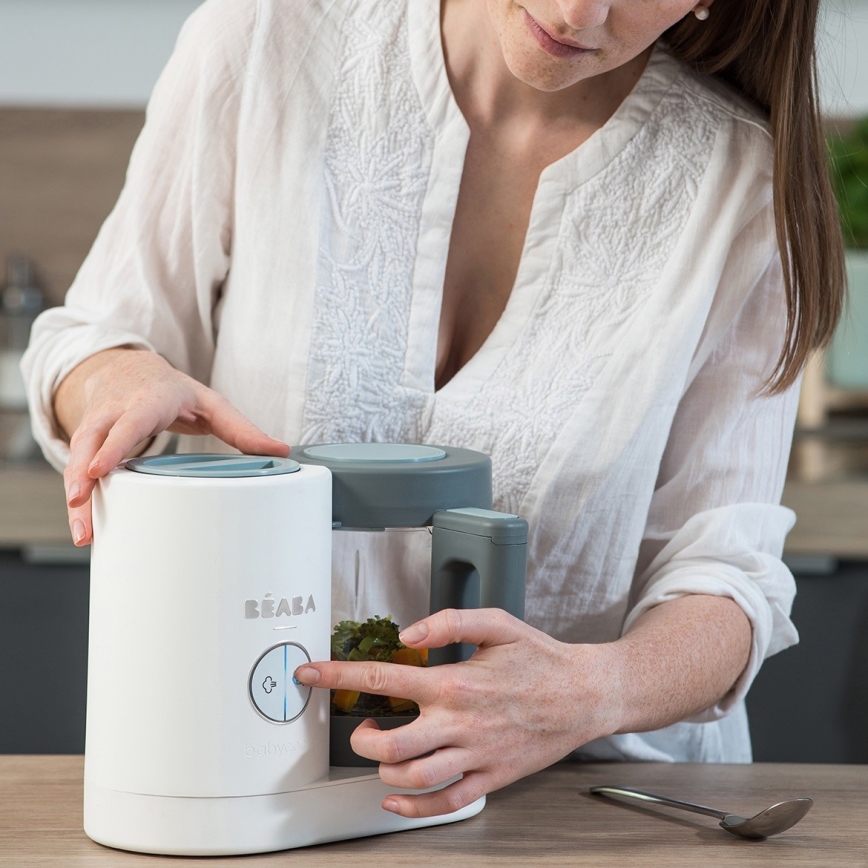 Beaba - Пароварка 2 в 1 BABYCOOK NEO белая/серая