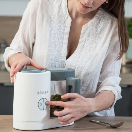 Beaba - Пароварка 2 в 1 BABYCOOK NEO зелёный/белый