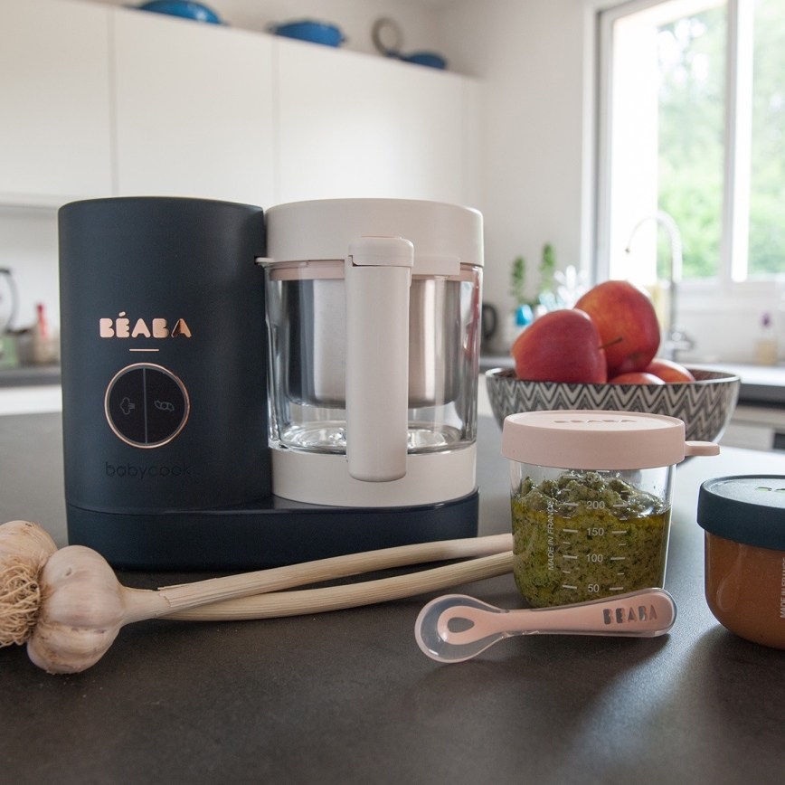 Beaba - Пароварка 2в1 BABYCOOK NEO синий/белый