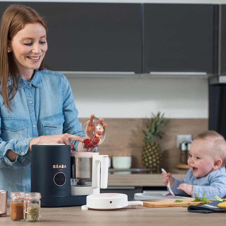 Beaba - Пароварка 2в1 BABYCOOK NEO синий/белый