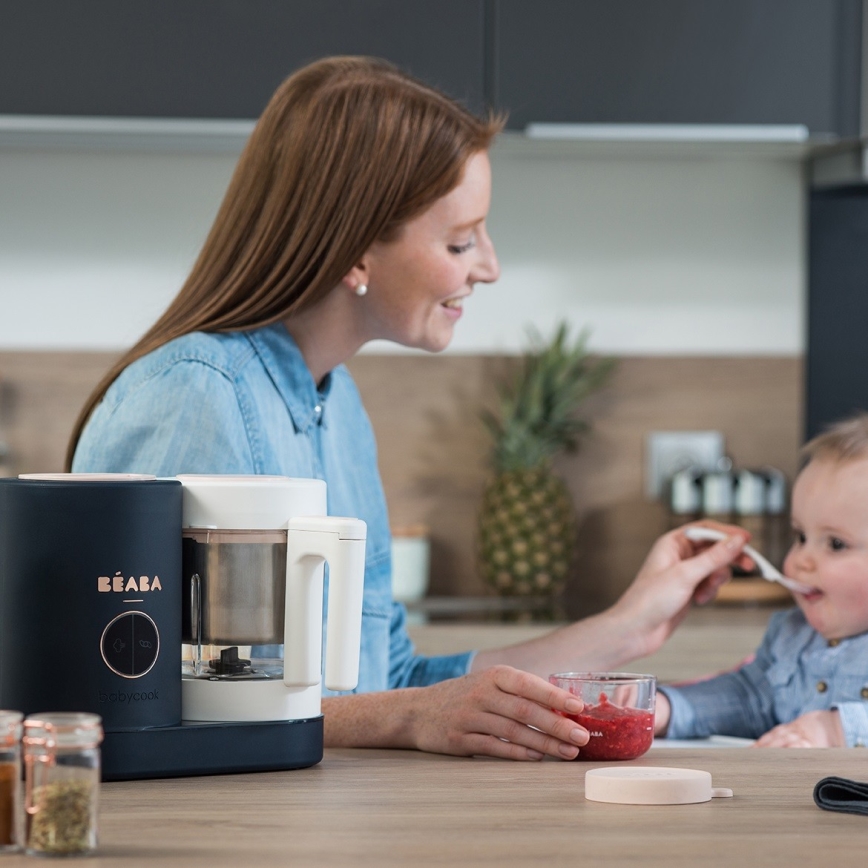 Beaba - Пароварка 2в1 BABYCOOK NEO синий/белый