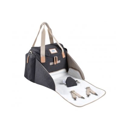 Beaba - Сумка для сповивання для дитячого візочка SYDNEY сірий/бежевий
