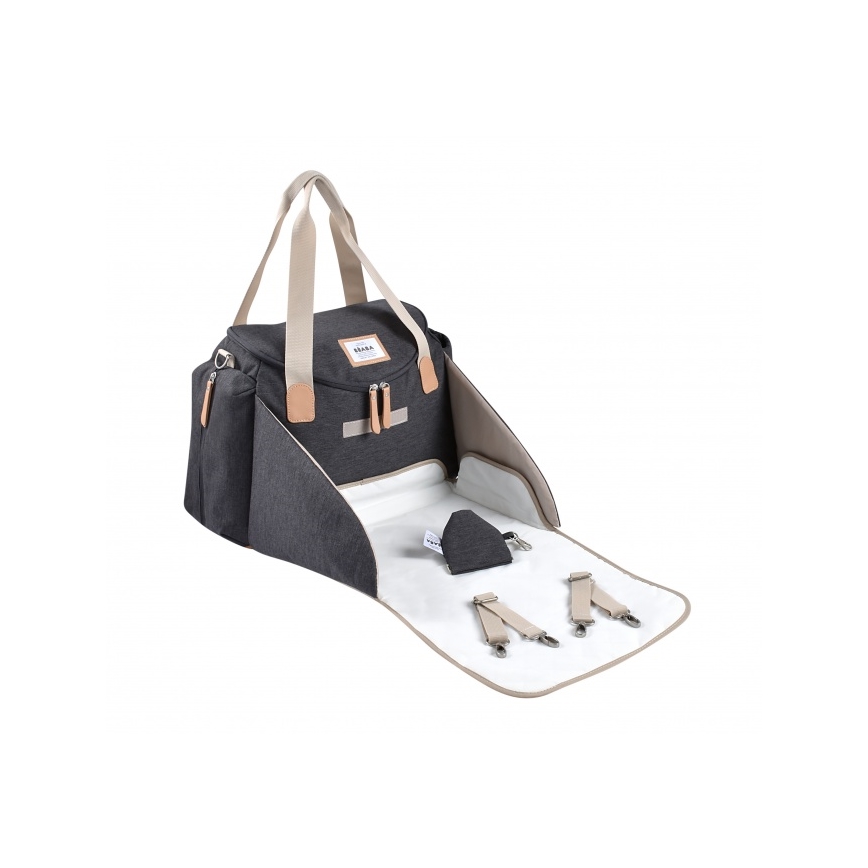 Beaba - Сумка для сповивання для дитячого візочка SYDNEY сірий/бежевий