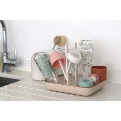 Beaba - Сушилка для бутылочек бежевый/оранжевый