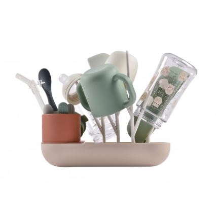 Beaba - Сушилка для бутылочек бежевый/оранжевый