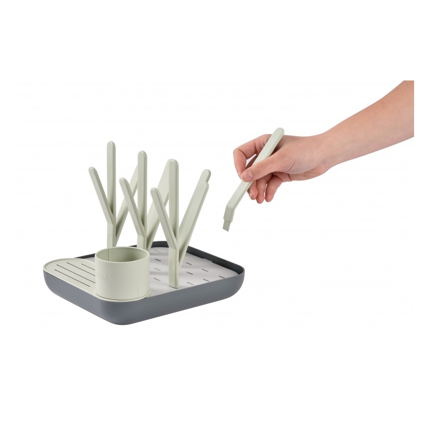 Beaba - Сушилка для бутылочек зеленый/серый