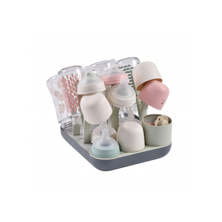 Beaba - Сушилка для бутылочек зеленый/серый