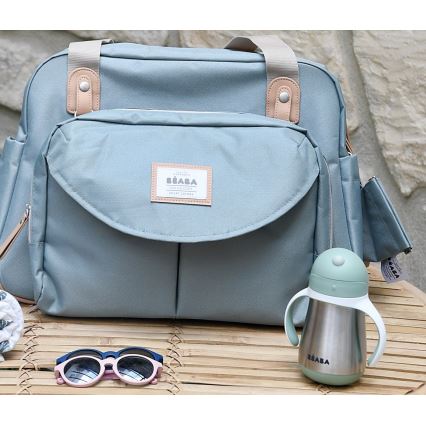 Beaba - Термокружка с трубочкой 250 мл зелёная