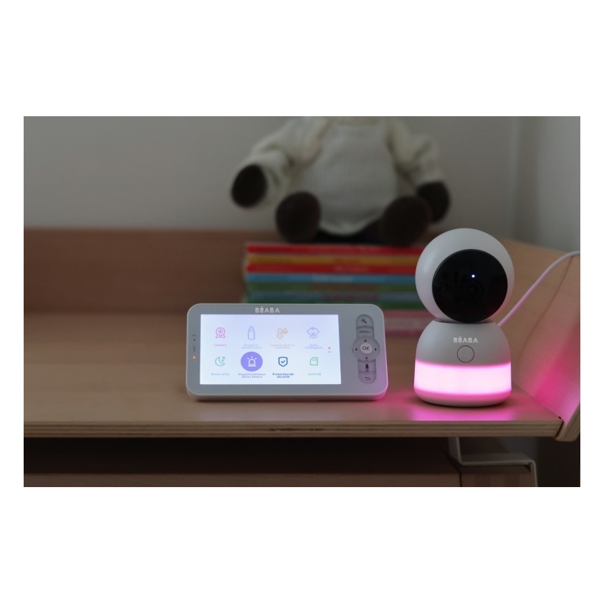 Beaba - Умный зарядный детский монитор ZEN NIGHT 720p 5V 4000 мАч Wi-Fi белый