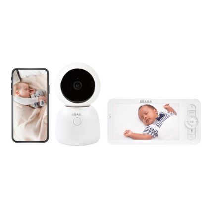 Beaba - Умный зарядный детский монитор ZEN NIGHT 720p 5V 4000 мАч Wi-Fi белый