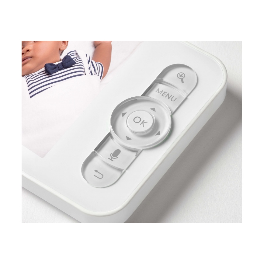 Beaba - Умный зарядный детский монитор ZEN NIGHT 720p 5V 4000 мАч Wi-Fi белый