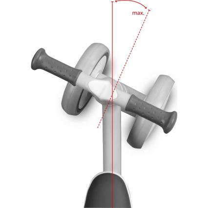 Беговел KVADROLET серый/коричневый
