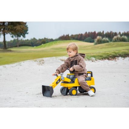 Беговел погрузчик CAT 2xAA желтый/черный