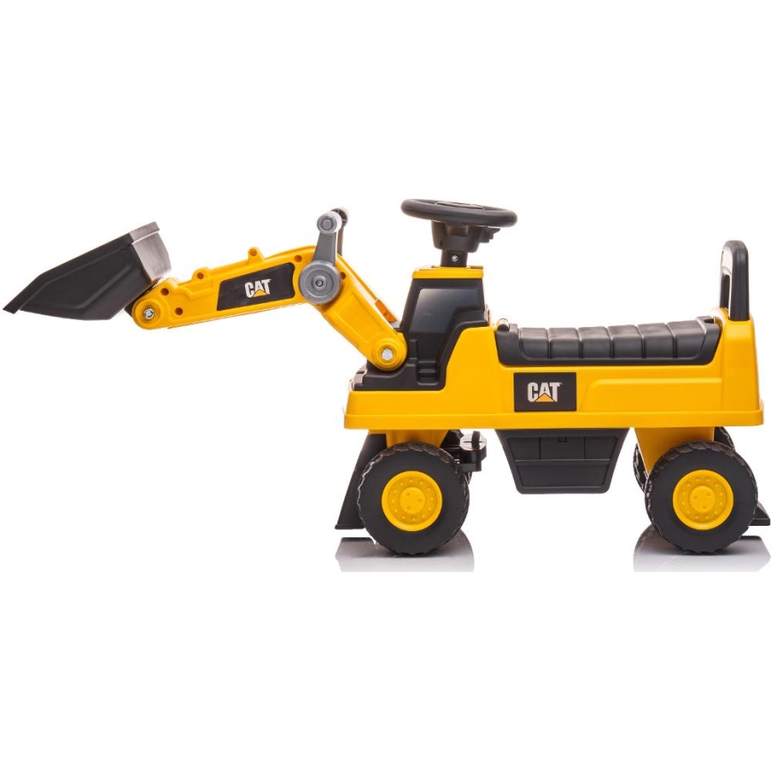 Беговел погрузчик CAT 2xAA желтый/черный