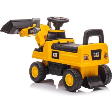Беговел погрузчик CAT 2xAA желтый/черный