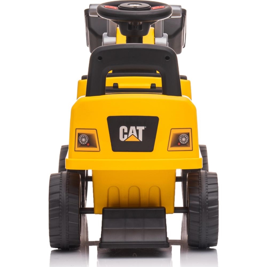 Беговел погрузчик CAT 2xAA желтый/черный