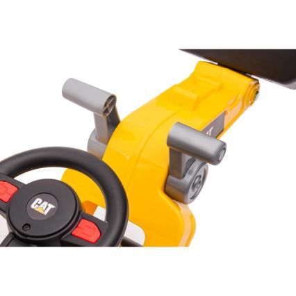 Беговел погрузчик CAT 2xAA желтый/черный
