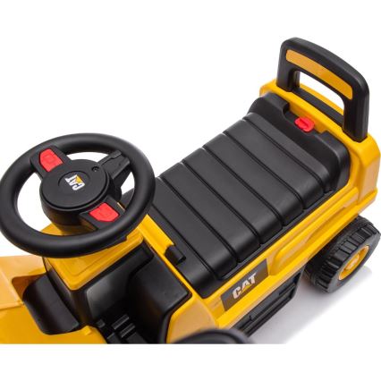 Беговел погрузчик CAT 2xAA желтый/черный
