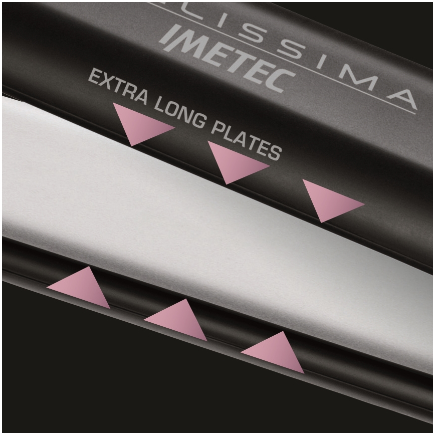 Bellissima 11140 - випрямляч волосся 42 Вт/230 В, чорний