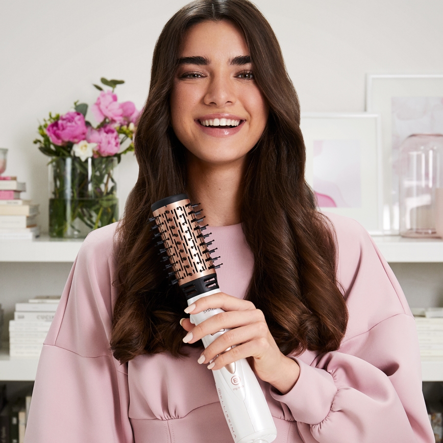 Bellissima 11726 - Фен-щетка 5 в 1 MY PRO 1000 Вт/230 В белая/розовое золото