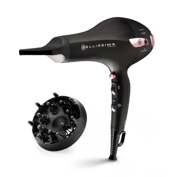 Bellissima 11858 - Фен 2100 Вт/230 В чёрный/розовый