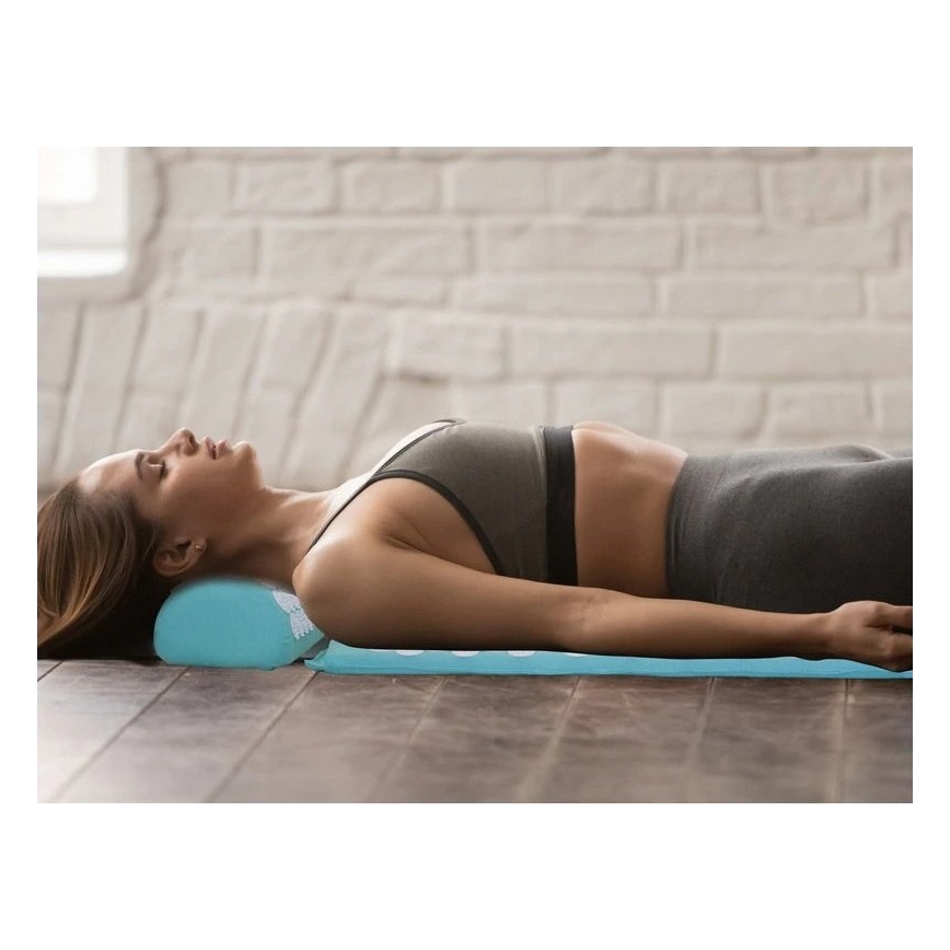 Beper - Акупрессурный коврик и подушка, мятного цвета