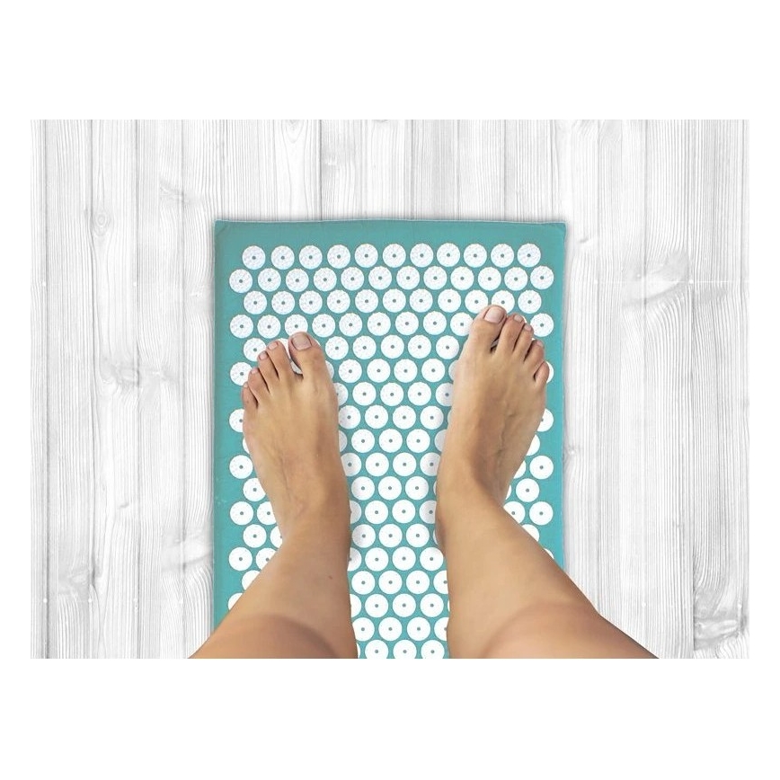 Beper - Акупрессурный коврик и подушка, мятного цвета