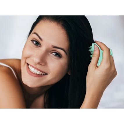 Beper - Массажная щётка для кожи головы, мятная