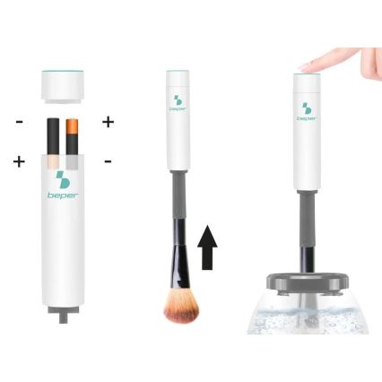 Beper - Очищувач для косметичних пензлів 2xAAA