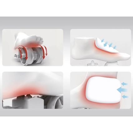 Beper - Массажёр для ног SHIATSU 36W/230V + дистанционное управление