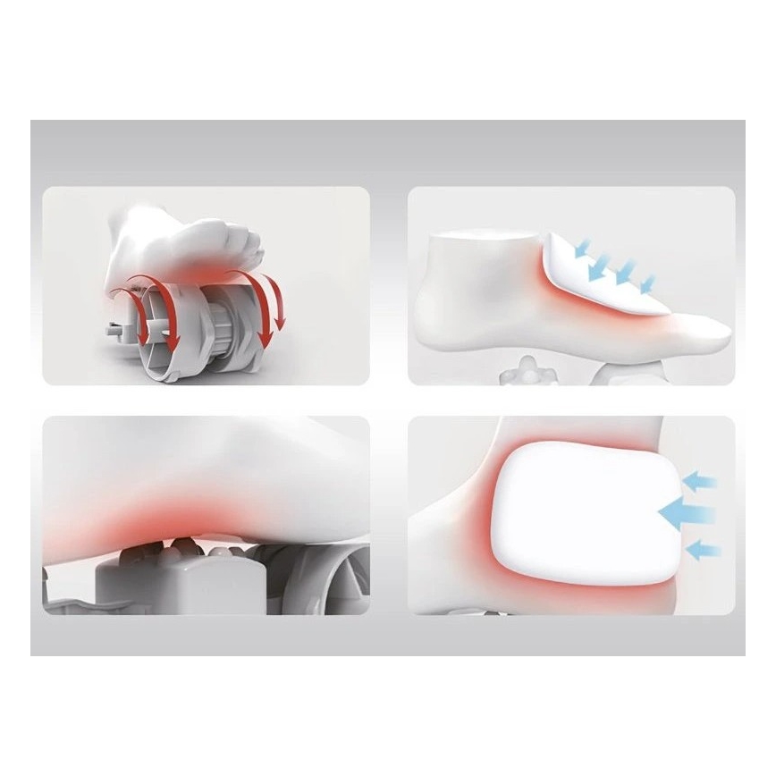 Beper - Массажёр для ног SHIATSU 36W/230V + дистанционное управление