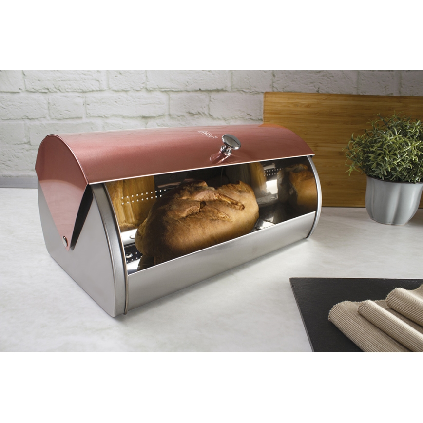 BerlingerHaus - Хлебница нержавеющая сталь/розовое золото
