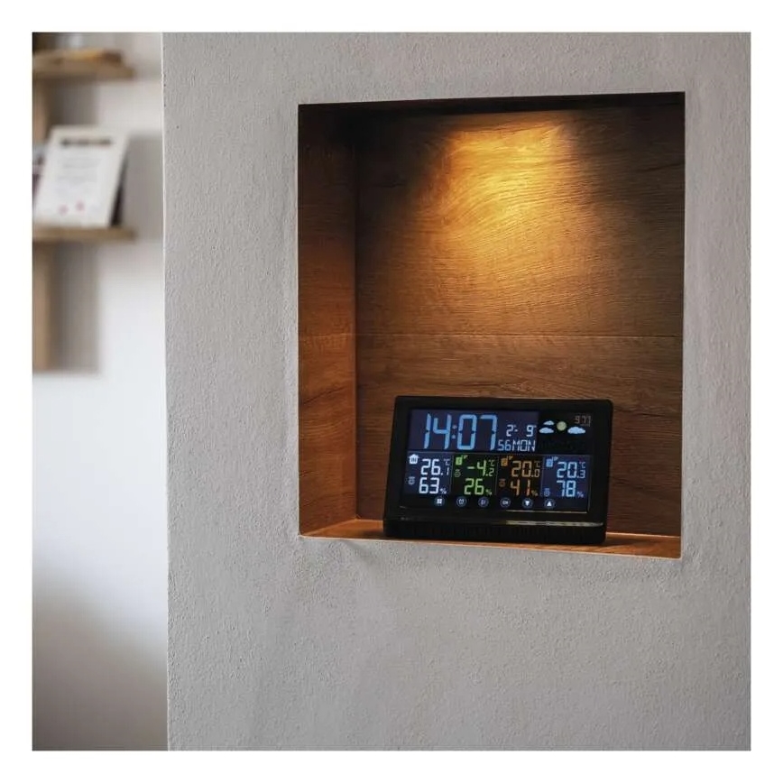 Беспроводная метеостанция 5В/3xAAA + 2xAAA