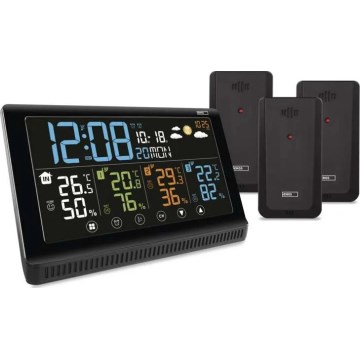 Беспроводная метеостанция с тремя датчиками 5V/3xAAA + 2xAAA