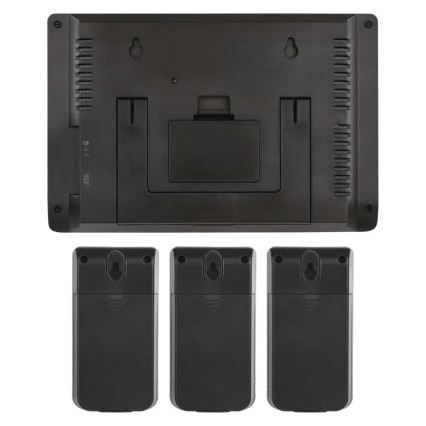 Беспроводная метеостанция с тремя датчиками 5V/3xAAA + 2xAAA