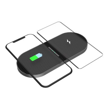 Беспроводное зарядное устройство 2x10W USB-C