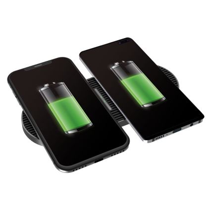 Беспроводное зарядное устройство 2x10W USB-C