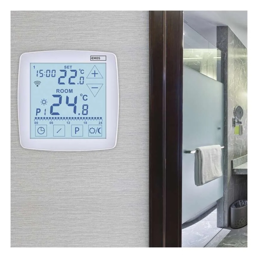 Беспроводной цифровой термостат GoSmart 230V/16A Wi-FI Tuya