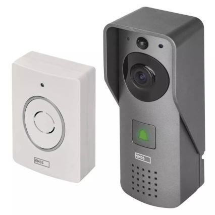 Беспроводной дверной видеозвонок с датчиком движения GoSmart 12V 3xAA IP44 Wi-Fi Tuya