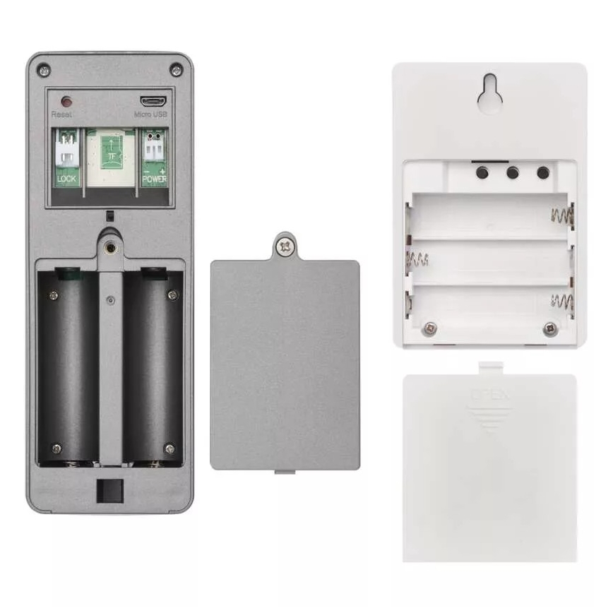 Беспроводной дверной видеозвонок с датчиком движения GoSmart 12V 3xAA IP44 Wi-Fi Tuya