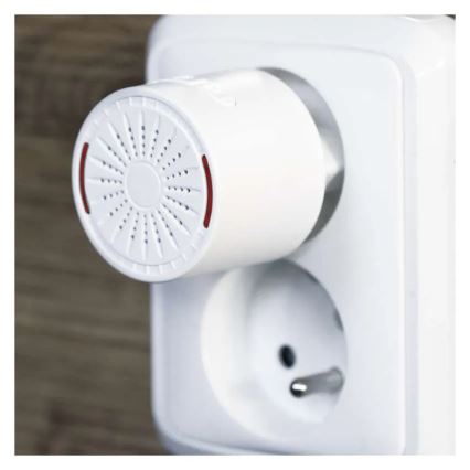 Беспроводной дверной звонок в розетку 230V + 1xCR2032 белый